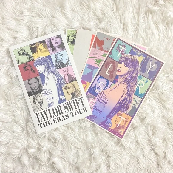 Taylor Swift Set of 4 Posters from The Eras Tour VIP Box (International) - Picture 1 of 6
